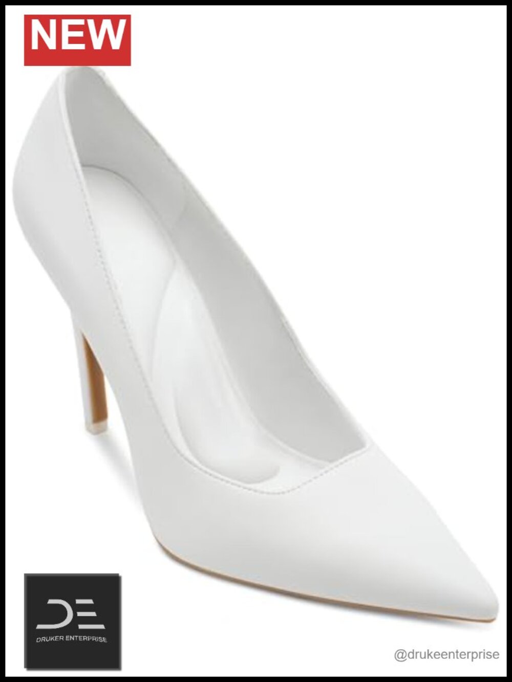 Evening Pointed Toe Pump Heel Leather Cushioned Insole